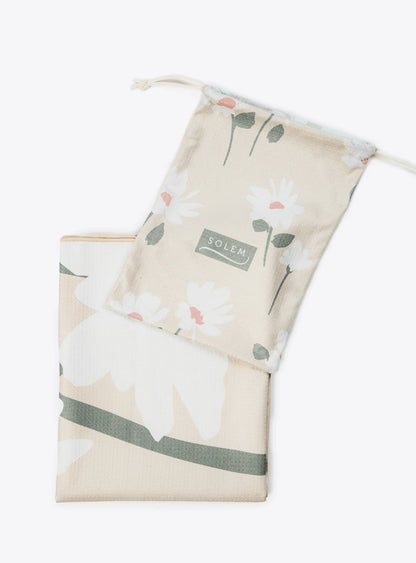 Serviette de bain - Marguerite beige