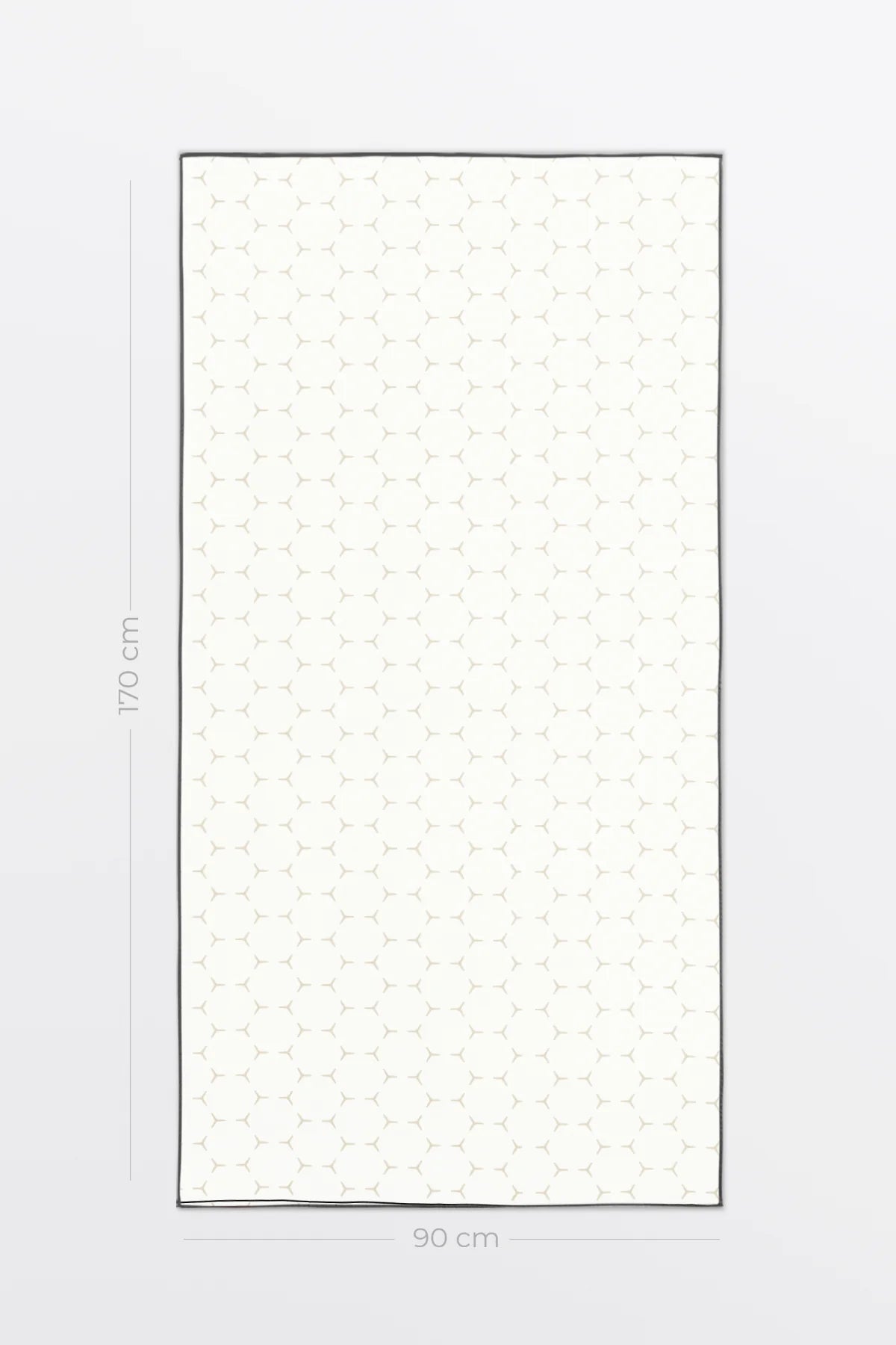 Serviette de bain - Marguerite beige